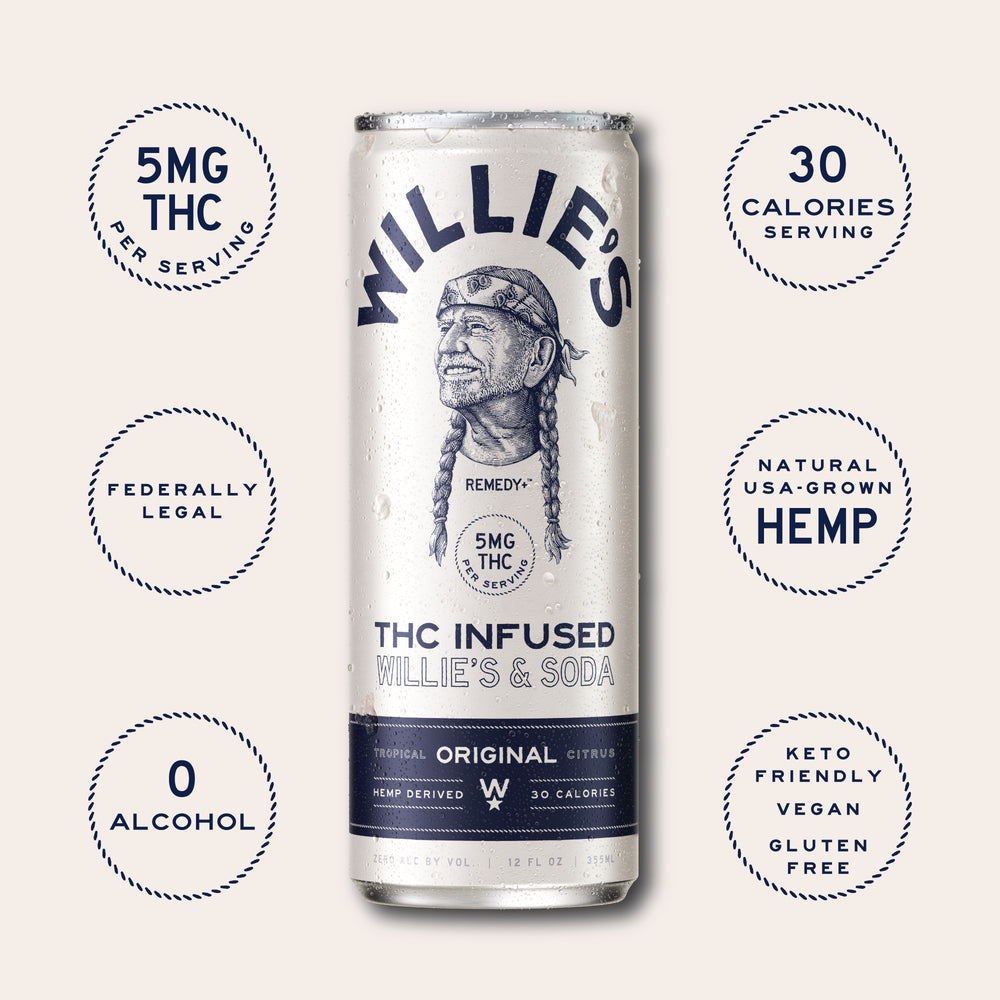 Willie's & Soda - Original Tropical Citrus - 5mg