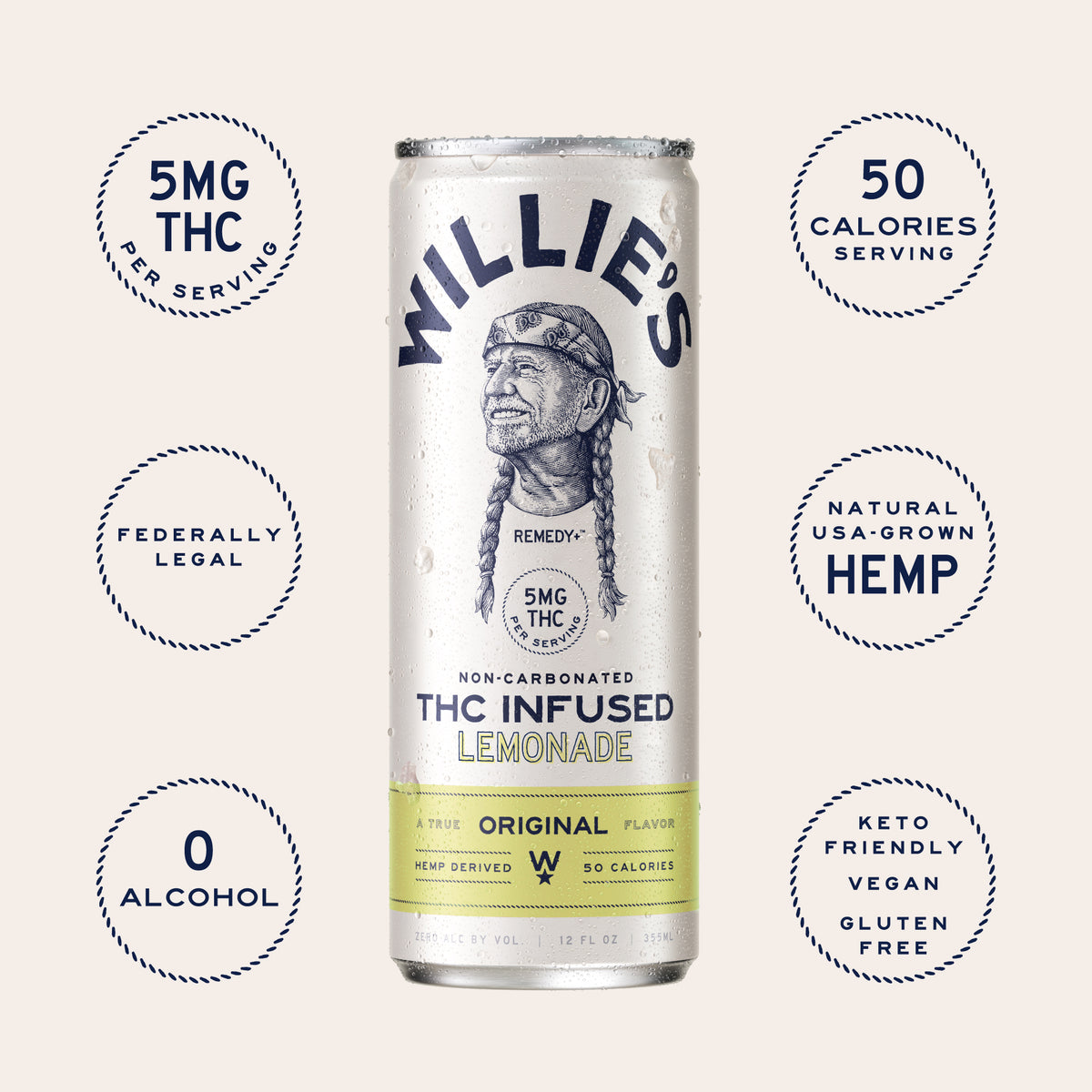 Willie's THC Infused Lemonade - 5mg