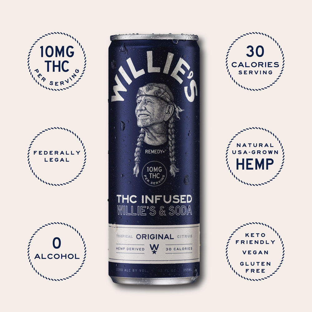 Willie's & Soda - Original Tropical Citrus - 10mg