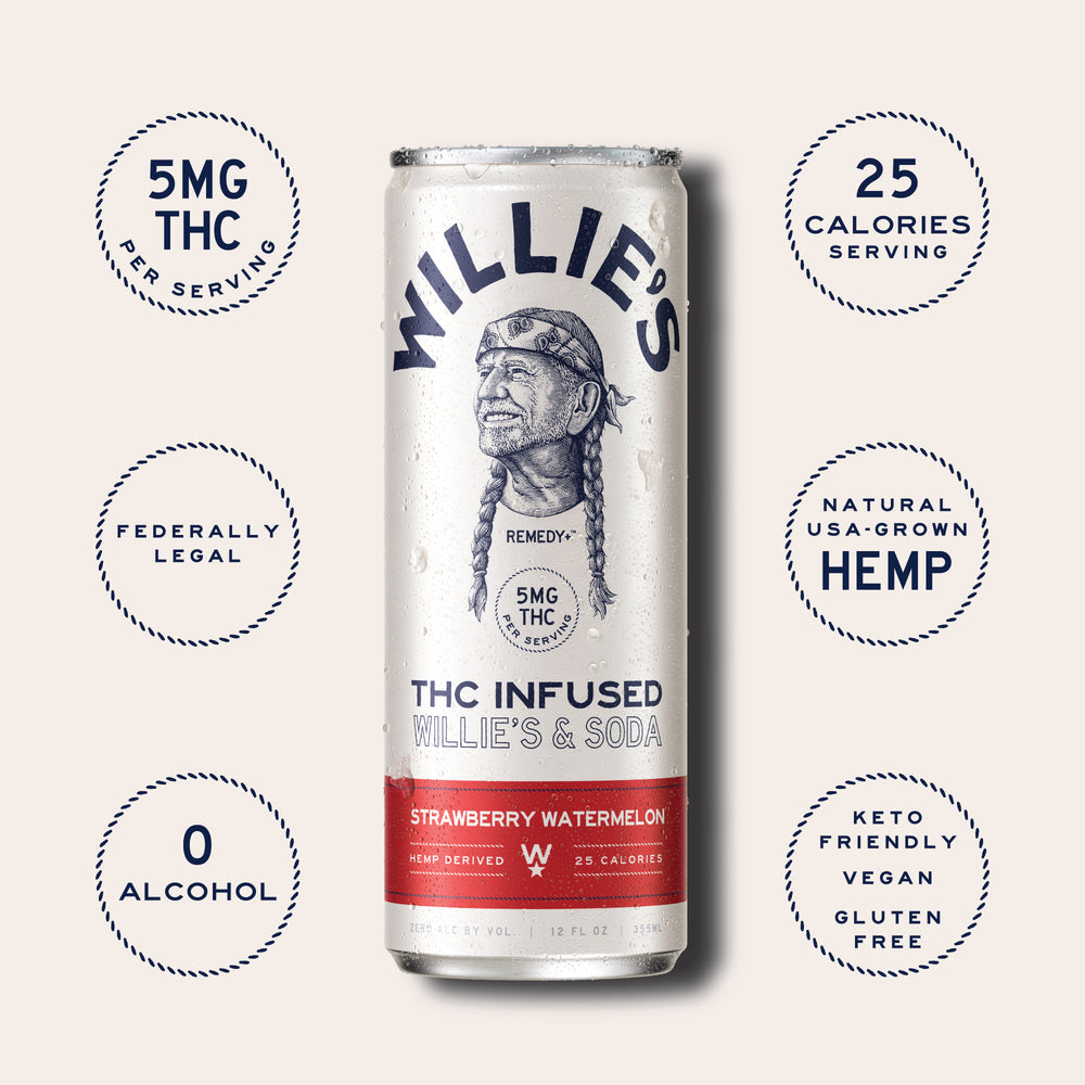 Willie's & Soda - Strawberry Watermelon - 5mg