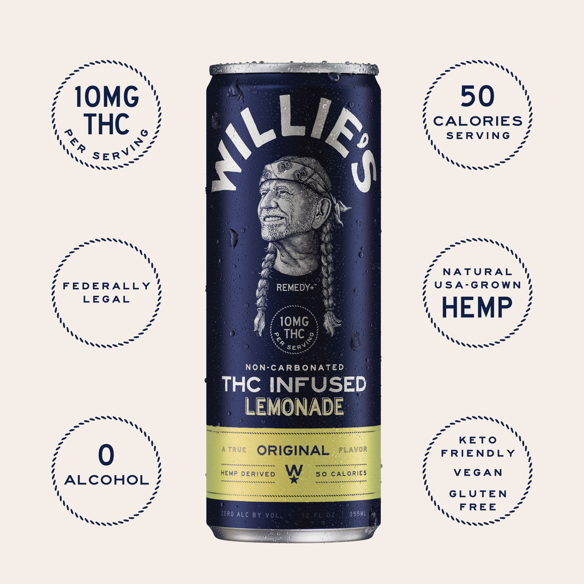 Willie's THC Infused Lemonade - 10mg