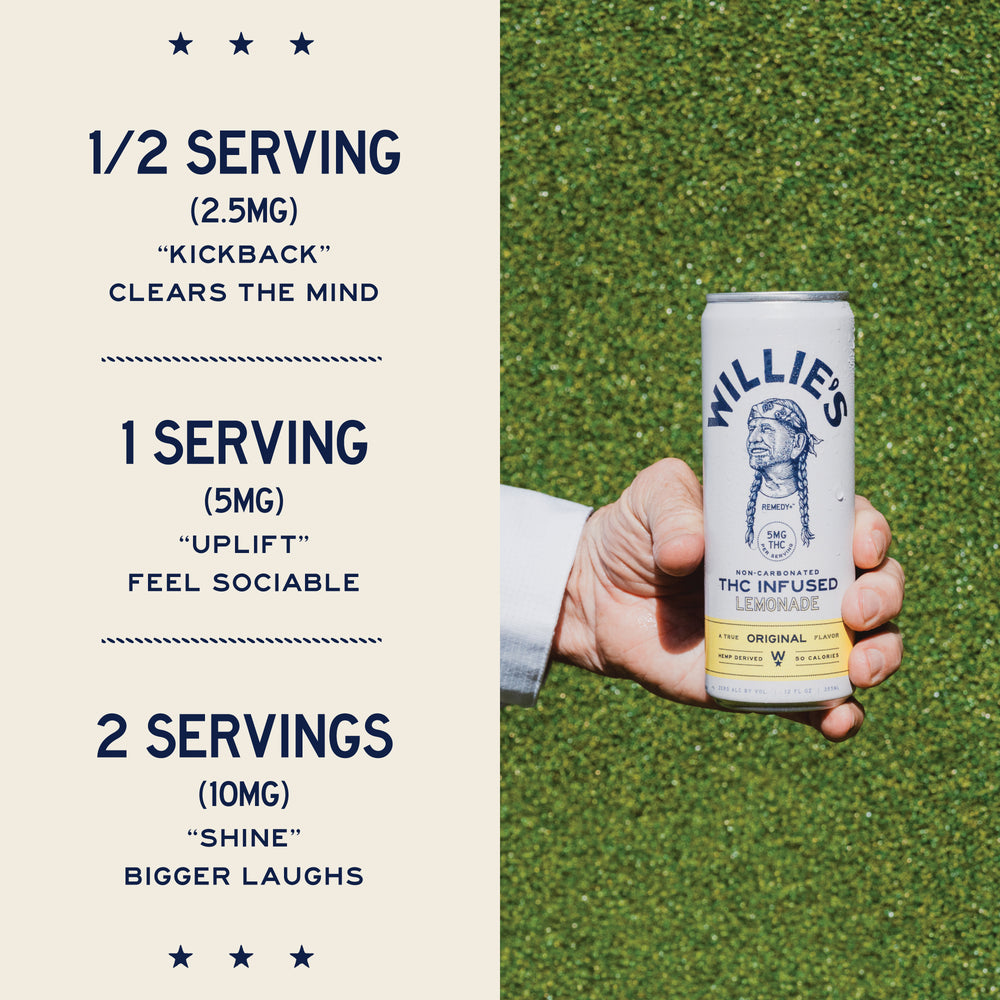 Willie's THC Infused Lemonade - 5mg