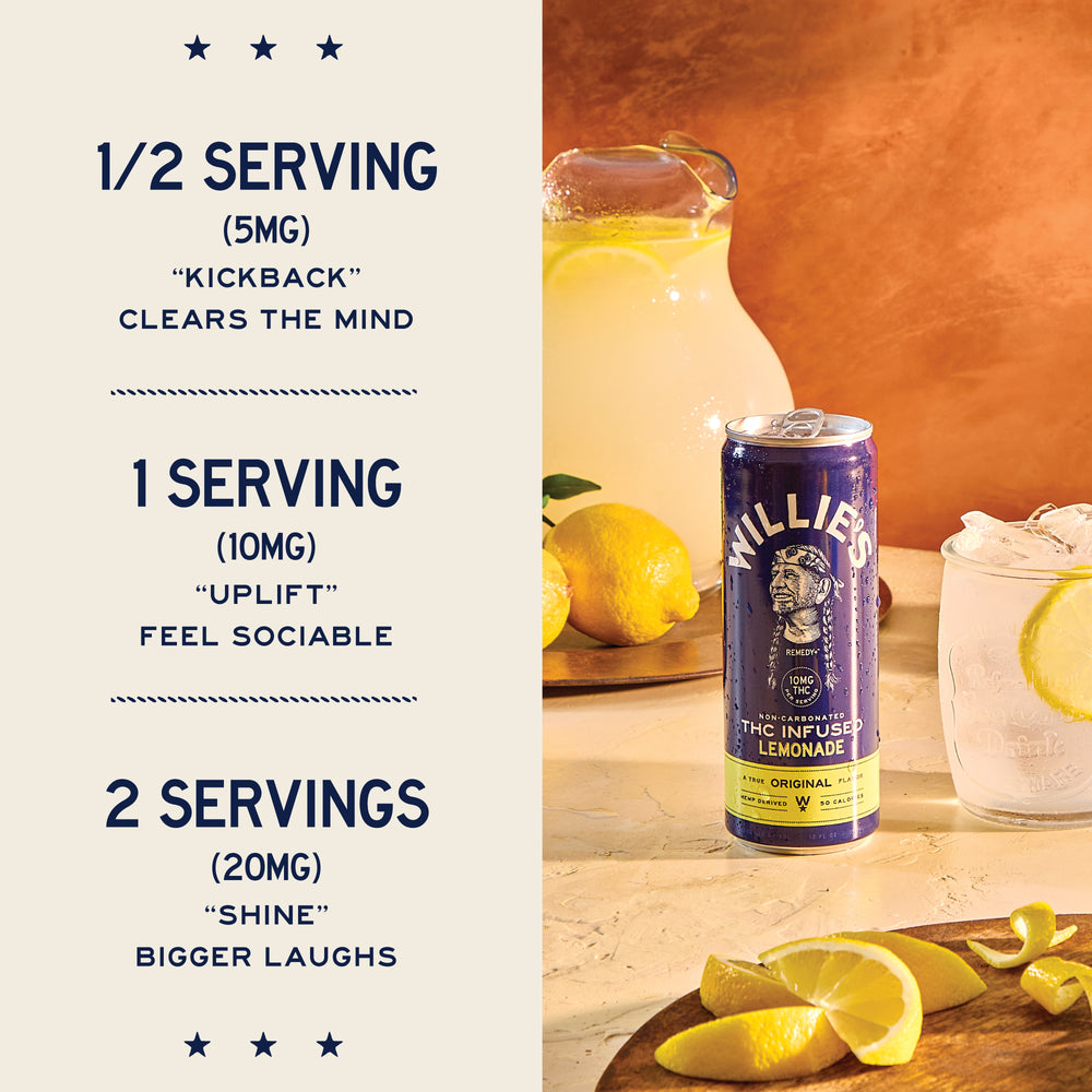 Willie's THC Infused Lemonade - 10mg