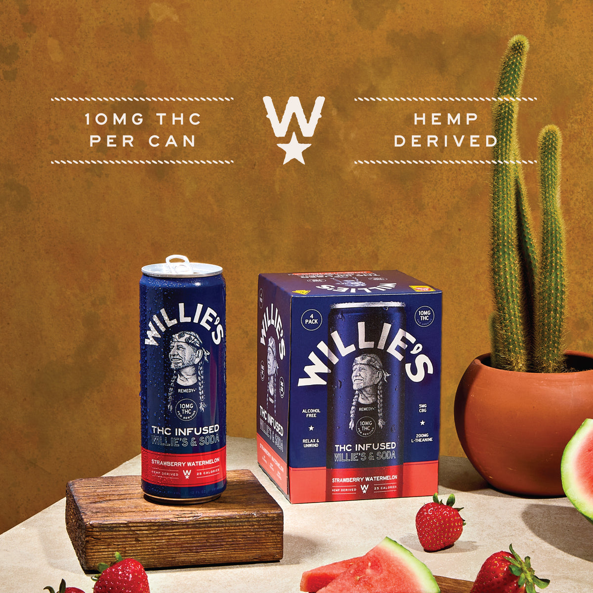 Willie's & Soda - Strawberry Watermelon - 10mg